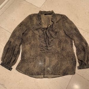 Ark & Co. Leopard Blouse